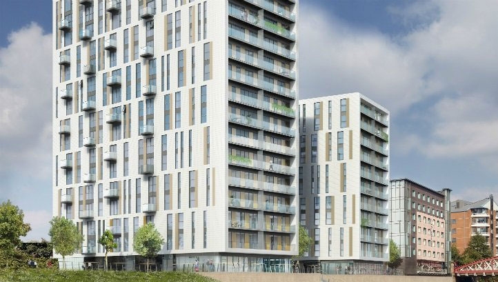 Pictured: Salford's Slate Yard development, backed by Legal & General